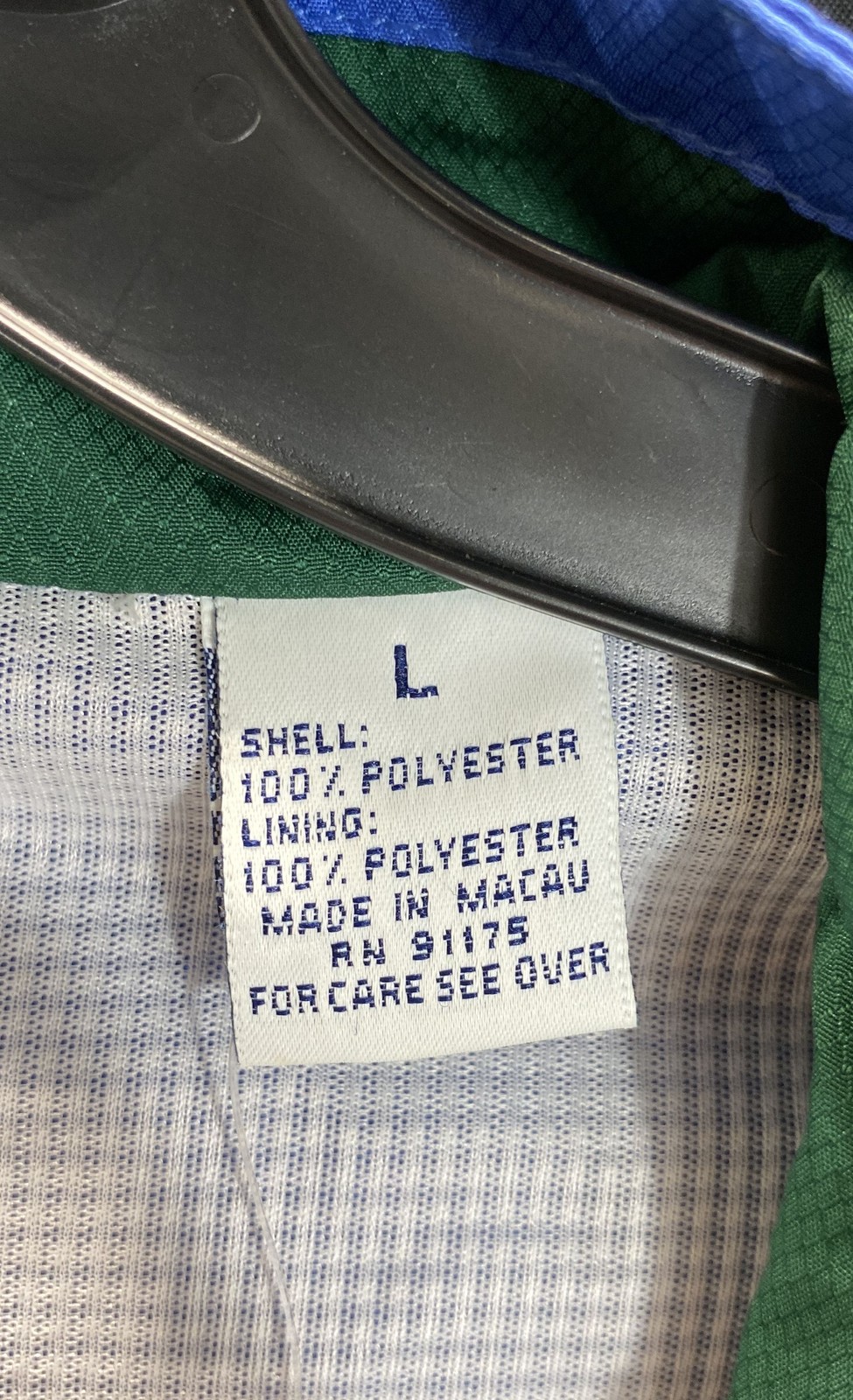 Giacca a vento uomo Fila multicolore a righe mondiali Brasile capospalla L