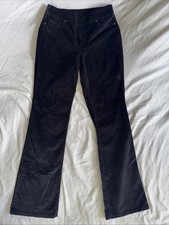 DG2 Diane Gilman Women s Black Velvet Pants Size Small