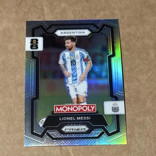 2026 Panini Monopoly Prizm FIFA World Cup Lionel Messi Silver prizm #1 Argentina