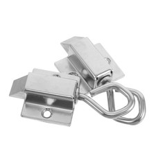 2Pcs Heavy Duty Stainless Steel Door Bolt Latch with Spring Loaded Mechanism
