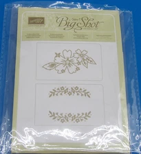 Stampin Up Big Shot Floral Affection Textured Impressions Embossing Folder