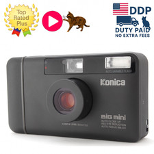 Read  Near MINT Konica BiG mini BM-301 Point  Shoot 35mm Film Camera JAPAN