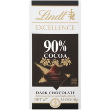 Lindt Excellence Bar 90 Cocoa Dark Chocolate 3.5 oz