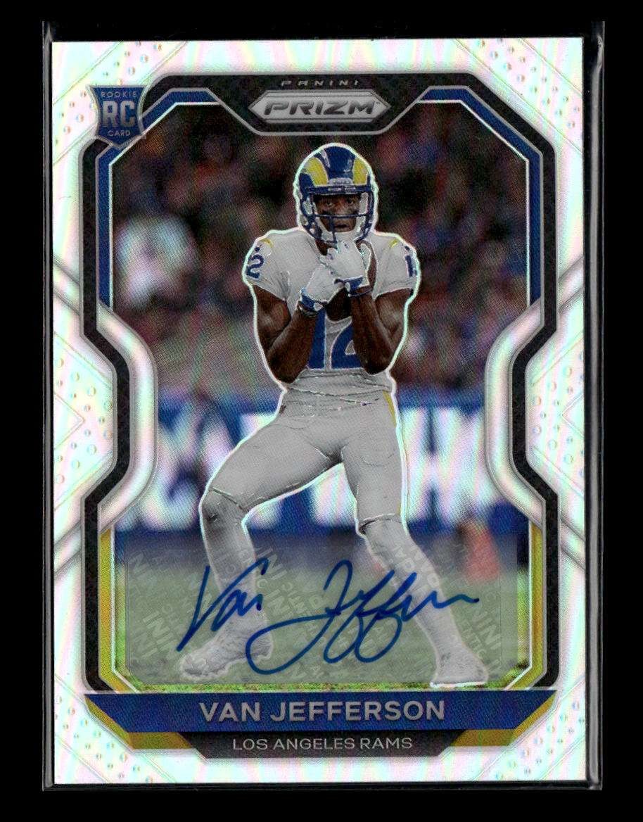 Van Jefferson 2020 Panini Prizm Silver Prizm Autographs #377 Auto