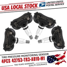 SET of 4 TPMS Sensors Fits for Honda Civic Tire Pressure Sensor 42753-SNA-A81