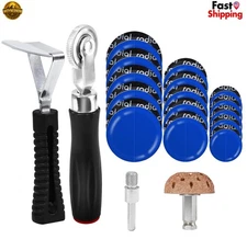 Tire Patches Repair Kit Heavy Duty 32/45/58mm Tire Bike Car Truck Wheel Tool 35x