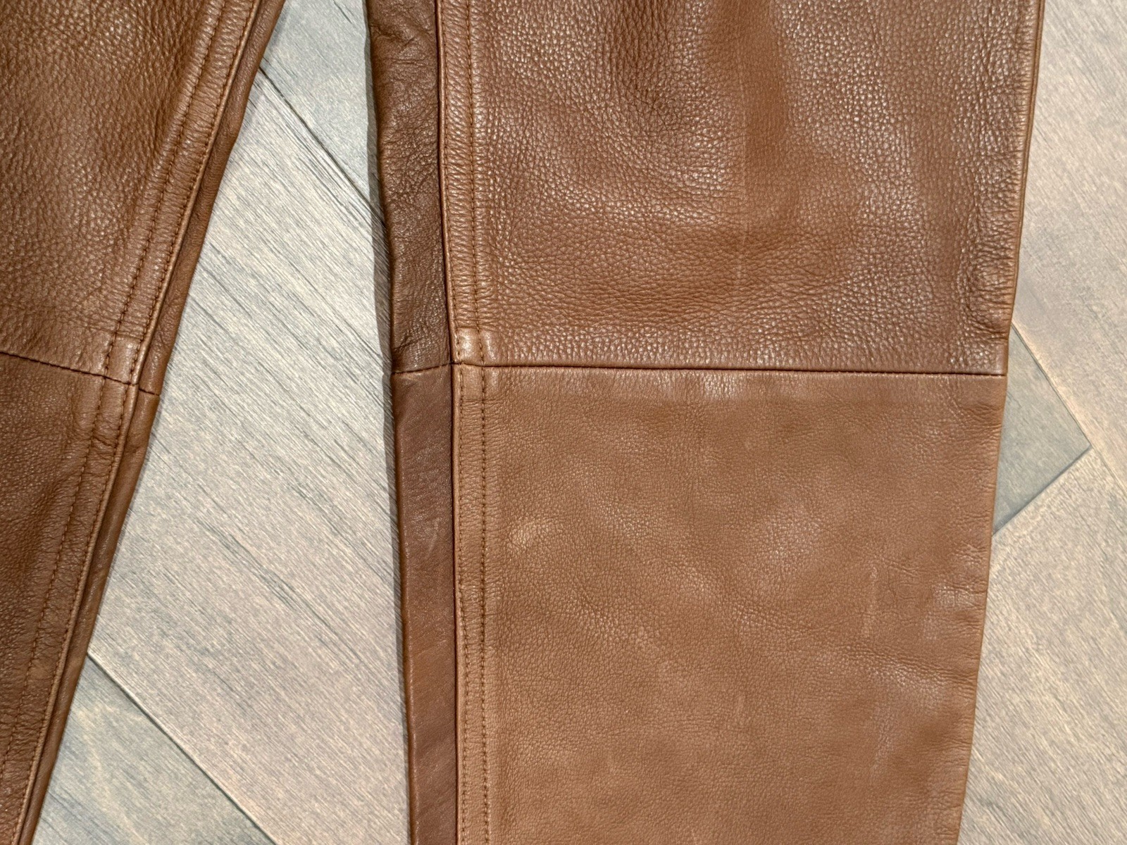 Vintage Womens Polo Ralph Lauren Country Leather Legging Jeans Pants Size 12 NEW image 9