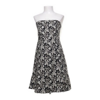 Gap, Kleid, Größe: 34, Schwarz/Weiß/Mehrfarbig, Baumwolle/Elasthan, Blumen #MV5