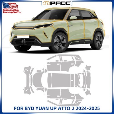 For BYD ATTO2 2024-UP Full Car Precut Paint Protection Film Matte Clear TPU PPF