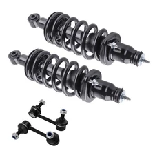 4x Rear Struts w/Coil Spring Sway Bar Links for 2002 2003 2004-2006 Honda CR-V