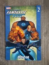 ULTIMATE FANTASTIC FOUR Vol 2 Doom TP TPB 1st print Warren Ellis 2005