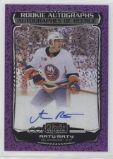 2022-23 O-Pee-Chee Platinum Rookie Violet Pixels 28/99 Aatu Raty #R-AR Auto q2c