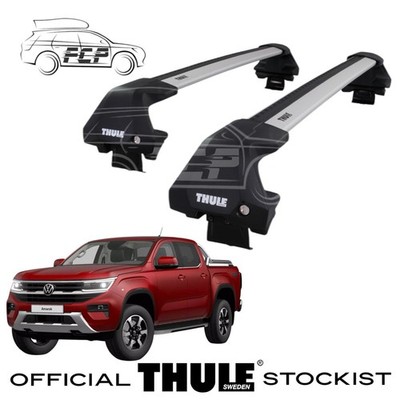 Thule WingBar Edge Silver  Roof Bars for VW Amarok Mk.2 Double Cab 23-25