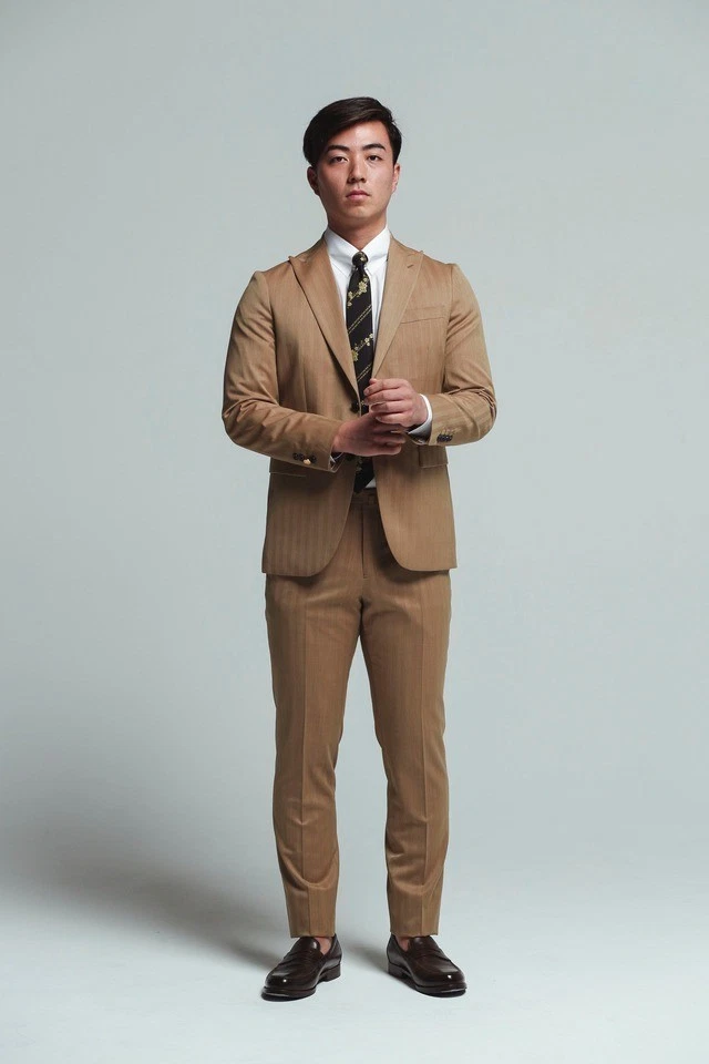 JoJo's Bizarre Adventure Part.5 Giorno Giovanna Suit 2 Piece S Beige P.S.FA - Image 2 of 4