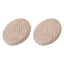 2 Pack Round Bar Stool Covers Dia 11"-16" Non-slip Seat Cover Khaki