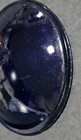 2 Major Equipment Co Chicago Round Blue Train Traffic Light Glass Len 4 5/8" — photo 3