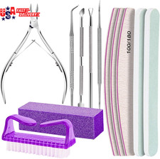 Manicure and Pedicure Tools Kit, Manicure Kit, Nail Files 100/180, Nail Buffer B