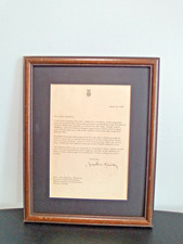 Jacqueline Kennedy 1964 Signed Letter