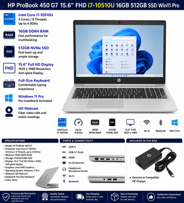 HP ProBook 450 G7 15.6