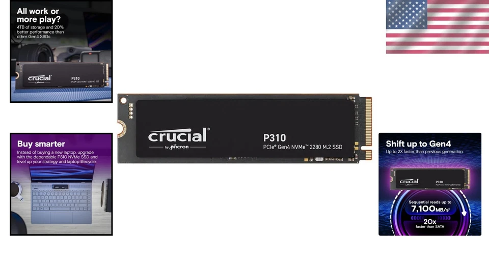 500GB PCIe Gen4 NVMe M.2 SSD – Accelerate Your Gaming and Productivity Needs - Image 2 of 4