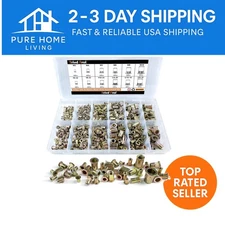 520pcs Rivet Nut Tool Kit: Complete SAE & Metric Assortment with Durable Storage