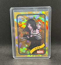 Topps 2025 Topps Chrome Marvel Sapphire X-23 #122 Gold Sapphire /50