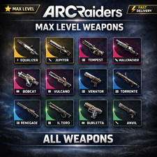 ARC Raiders Weapons - Max Level - Full Durability