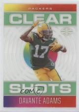 2021 Panini Illusions Clear Shots Emerald Davante Adams #CS-8 0b3