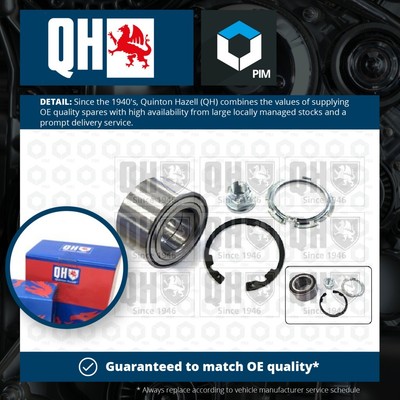 Wheel Bearing Kit fits RENAULT MODUS JP, JP0 1.6 Front 04 to 08 QH 7701207676