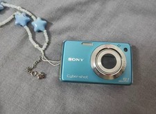 SONY Cyber-Shot DSC-W220 Digital Camera 12.1 MP 4x Zoom English Tested W/Charger