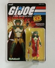 Super7 G.I. Joe ReAction  Serpentor SDCC Figure O-Ring Unpunch MINT