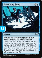 Unnerving Grasp #80 Duskmourn: House of Horror MTG