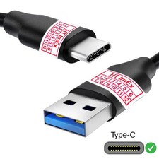 USB 3.2 auf USB-C Anschlüsse Ladekabel für Ducky ONE 2 Mini RGB Brown Switch