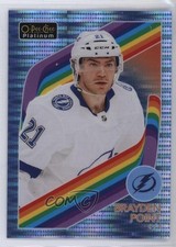 2023-24 O-Pee-Chee Platinum Retro Blue Pulsar 92/100 Brayden Point #R-37