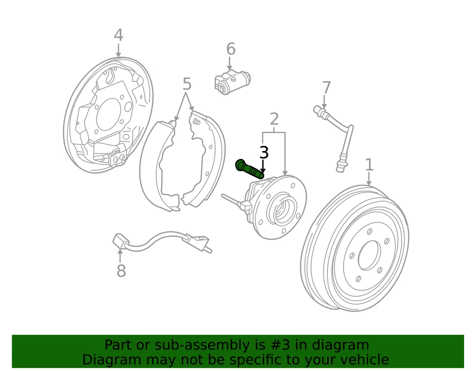 Perno multiusos genuino GM M12x1,5x40 9595178 Foto 3 de 3