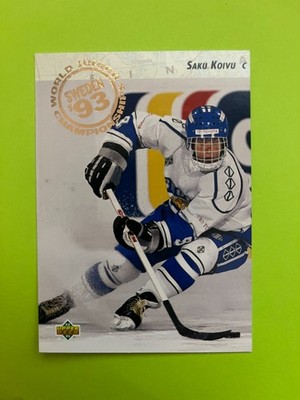 1992-93 Upper Deck Rookie #617 Saku Koivu Montreal Canadians Sweden ExMt