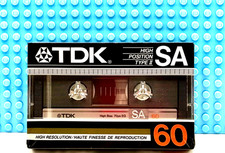 TDK SA 60 1984 USA TYPE II BLANK CASSETTE TAPE 1 SEALED