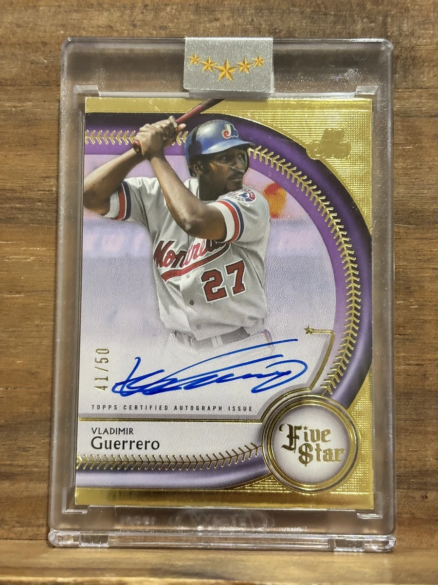 Topps Vladimir Guerrero Baseball Serial Numbered Sports Trading