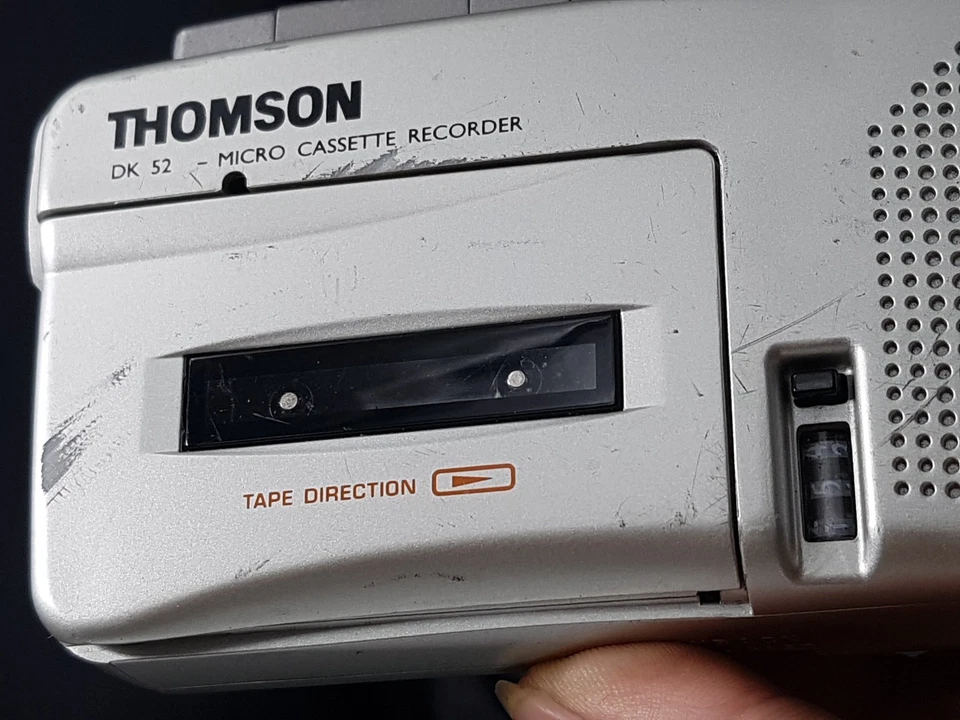 Registratore Thomson DK-52 Micro-Cassetta FUNZIONANTE - Imagen 2 de 4