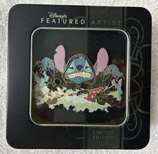 Disney Jumbo Pin Stitch Emperor Palpatine, Star Wars Jedi v. Sith Dave Montes LE