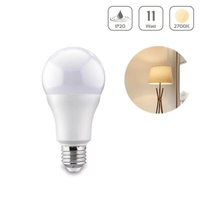 LED Lampe E27 11W A60 matt 2700K Glühbirne Lichtquelle Birnenform Glühlampe