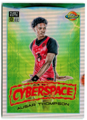 2022-23 Ausar Thompson Topps Finest Overtime Elite Cyberspace Rookie - Pistons