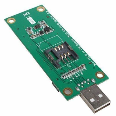 MINI PCI-E WWAN M.2 to USB2.0 Adapter Card with SIM Card Slot  Testing Tools