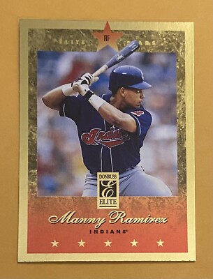 1997 Donruss Elite Gold Manny Ramirez #18