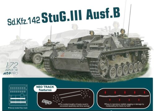 Dragon 7636 1:72 Sturmgeschutz/StuG.III Ausf.B avec piste NEO - Photo 1 sur 1