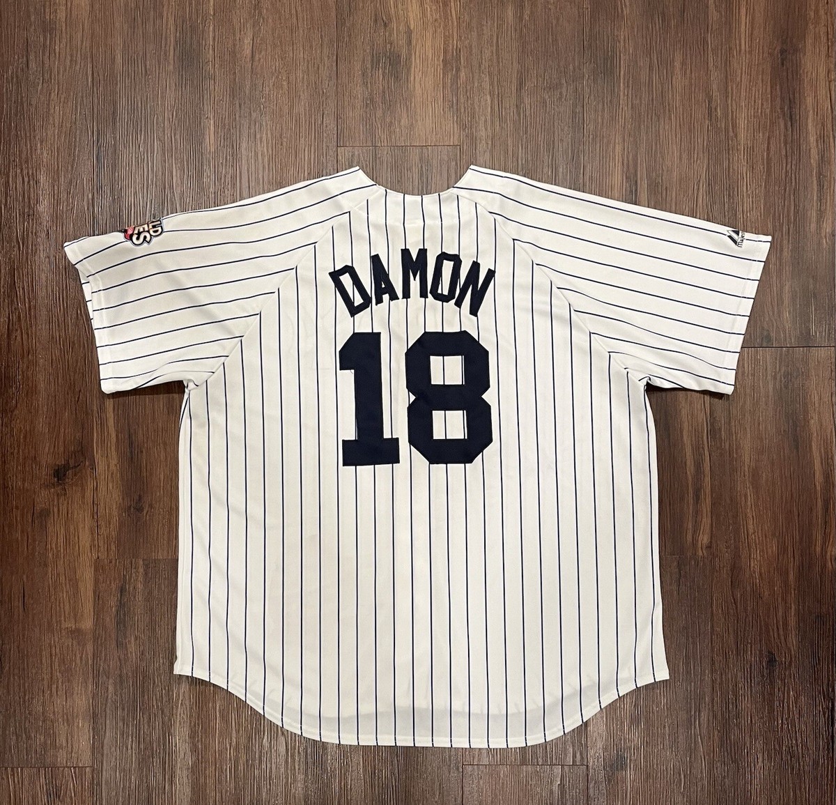 Majestic Johnny Damon #18 New York Yankees 2009 World Series MLB