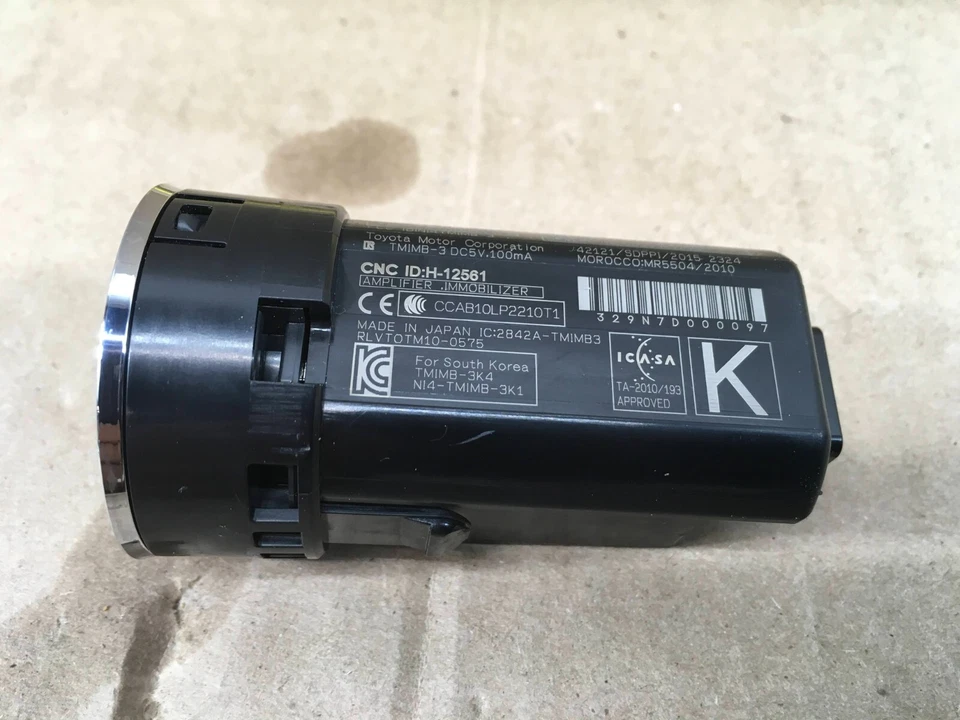 Toyota Prius Prime 2017-2020 encendido electrónico botón de parada de arranque OEM. Foto 2 de 4