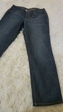 Faded Glory Womens Size 16 Average Straight Leg Light Wash Denim Jeans