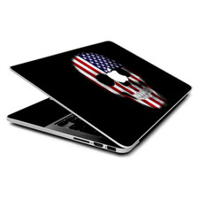Skin Wrap for MacBook Pro 15 inch Retina American Skull Flag in Skull