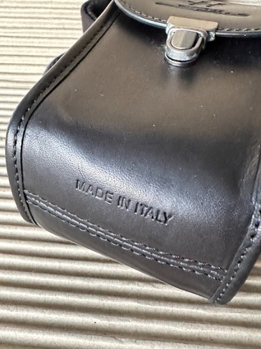 Hasselblad 'Stellar' black leather carrying case with strap - made in Italy - Picture 3 of 16